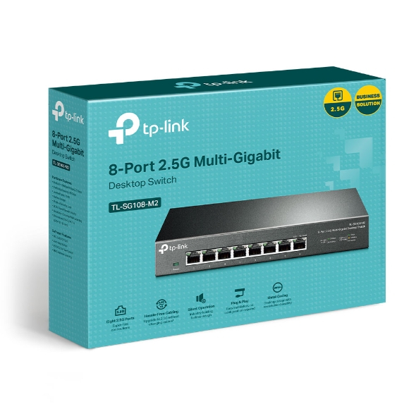 TP-LINK TL-SG108-M2 8-Port 2.5G Desktop Switch