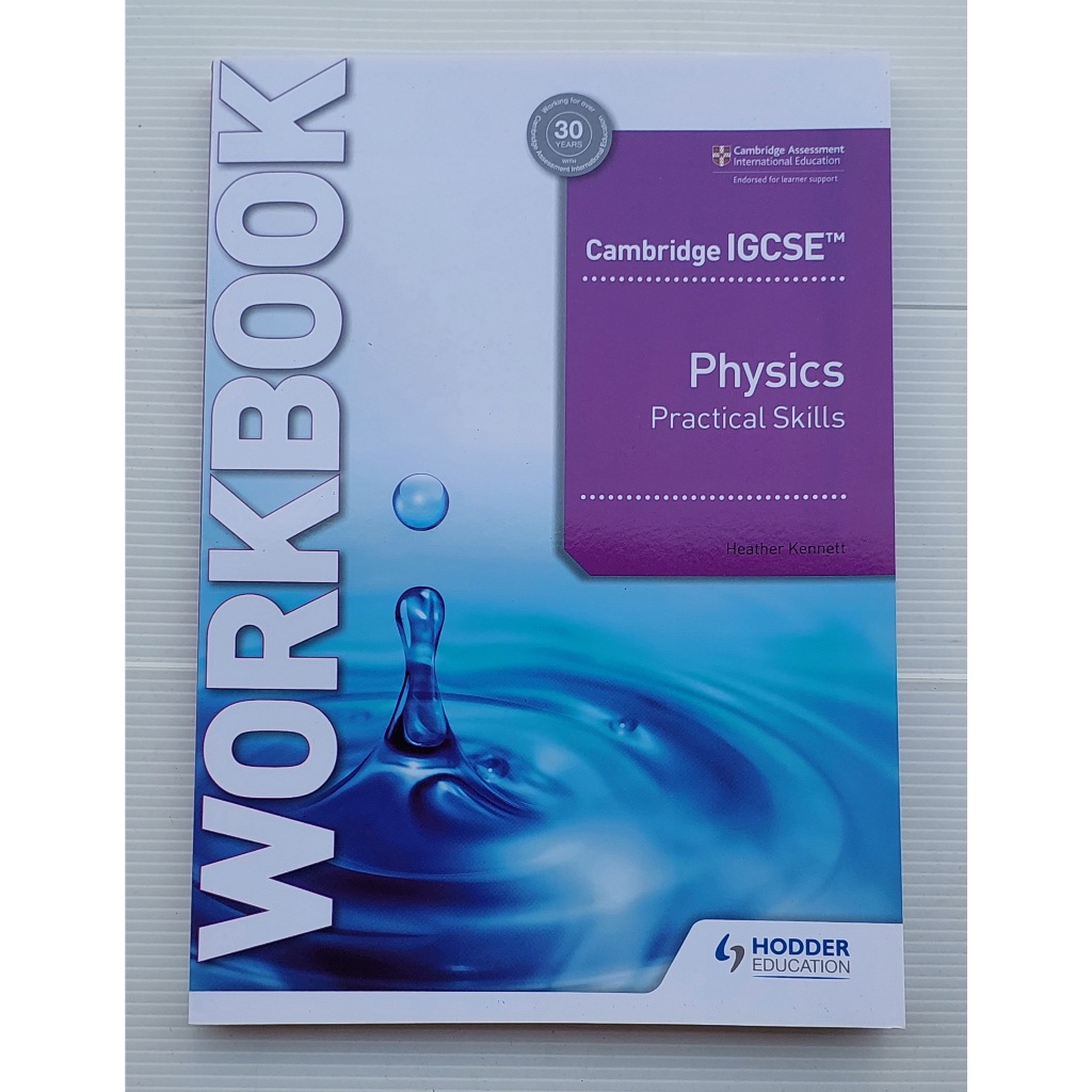 หนังสือ แบบฝึกหัด ฟิสิกส์ Cambridge IGCSE Physics Practical Skills 136Page