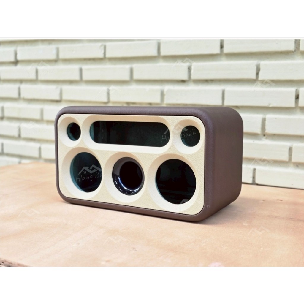 ตู้โค้ง Sonos 3.5" คู่ พอตหน้า [งานดิบ/ งานหุ้มหนัง]*ราคาไม่รวมแผ่นเพลท