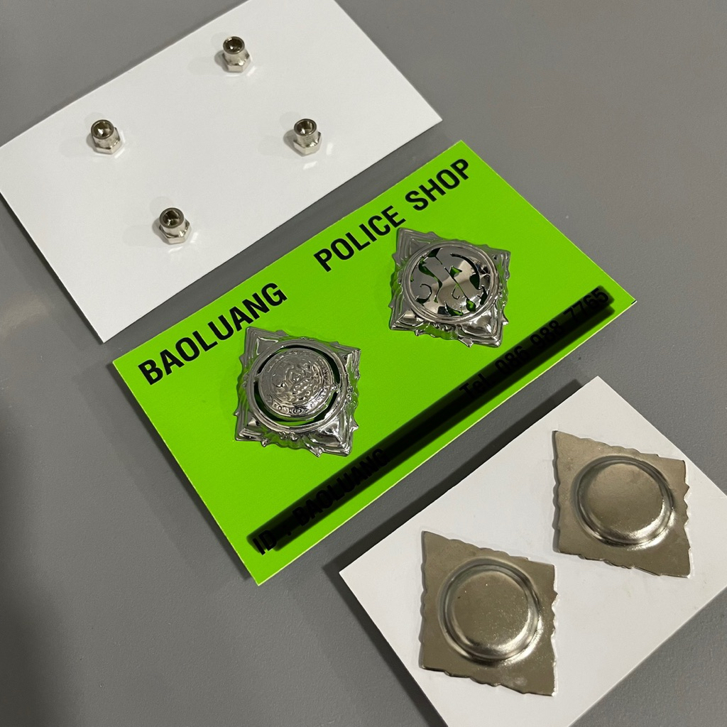 กนกคอ ตร. นอกราชการ (นก.) แบบสแตนเลส : BL