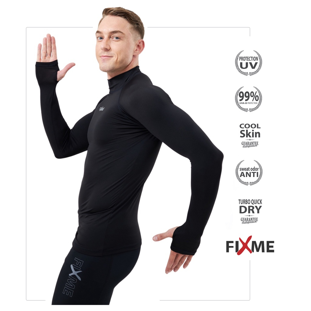 Body fit & Rush guard มือสอด รุ่น Armor (men) เสื้อรัดกล้ามเนื้อ เสื้อกันยูวี แบบมือสอด