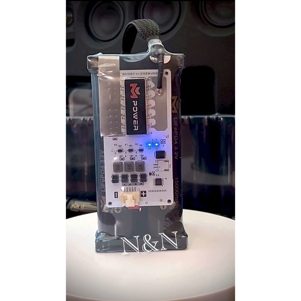 แบตเตอรี่  LiFePo4 4s 15ah ของ mpower  แถมที่ชาร์ท