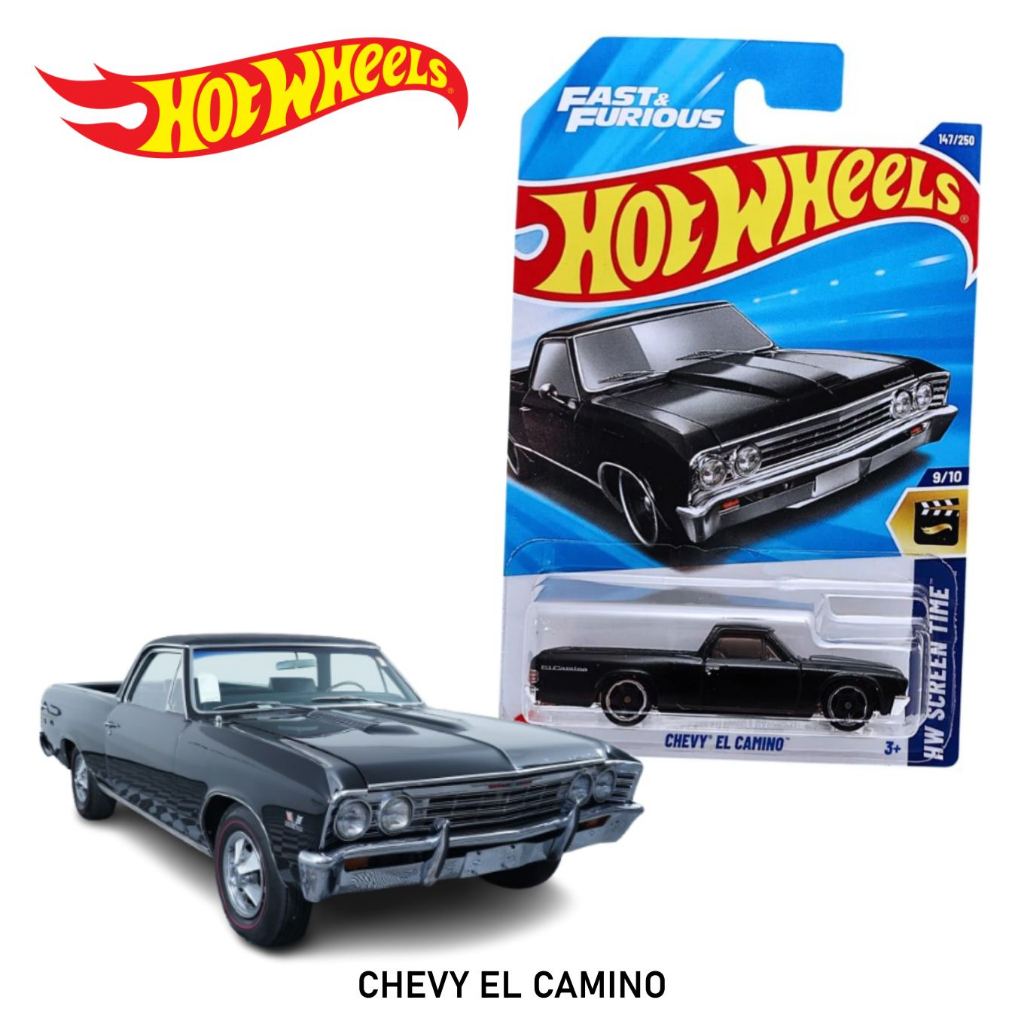 CHEVY EL CAMINO - Hot Wheels โมเดลรถเหล็ก ของเล่น ของสะสม ลิขสิทธิ์แท้ (ในร้านมีให้เลือกมากกว่า500แบบ) FFC4