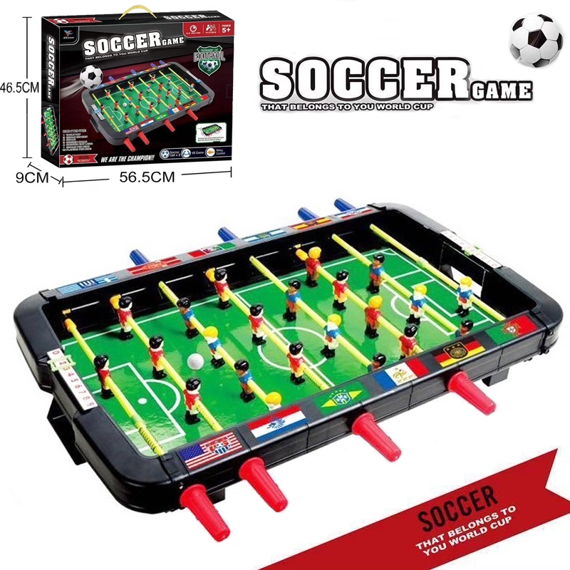 โต๊ะบอลมือหมุน โต๊ะฟุตบอลของเล่น สุดมันส์เกมฟุตบอลมือหมุน SOCCER GAME