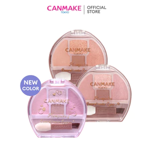 CANMAKE Plumpuku Coordinate Eyes พาเลทอายแชโดว์ ดอลลี่อาย ตาแบ๊ว กลมโต หวานฉ่ำ