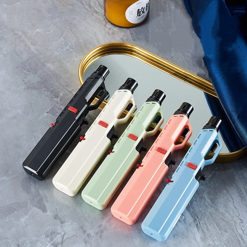 ไฟแช็คหัวยาว พร้อมระบบ Safety Lock ปรับไฟแรงตามใจ อุปกรณ์จุดไฟ น้ำหนักเบา