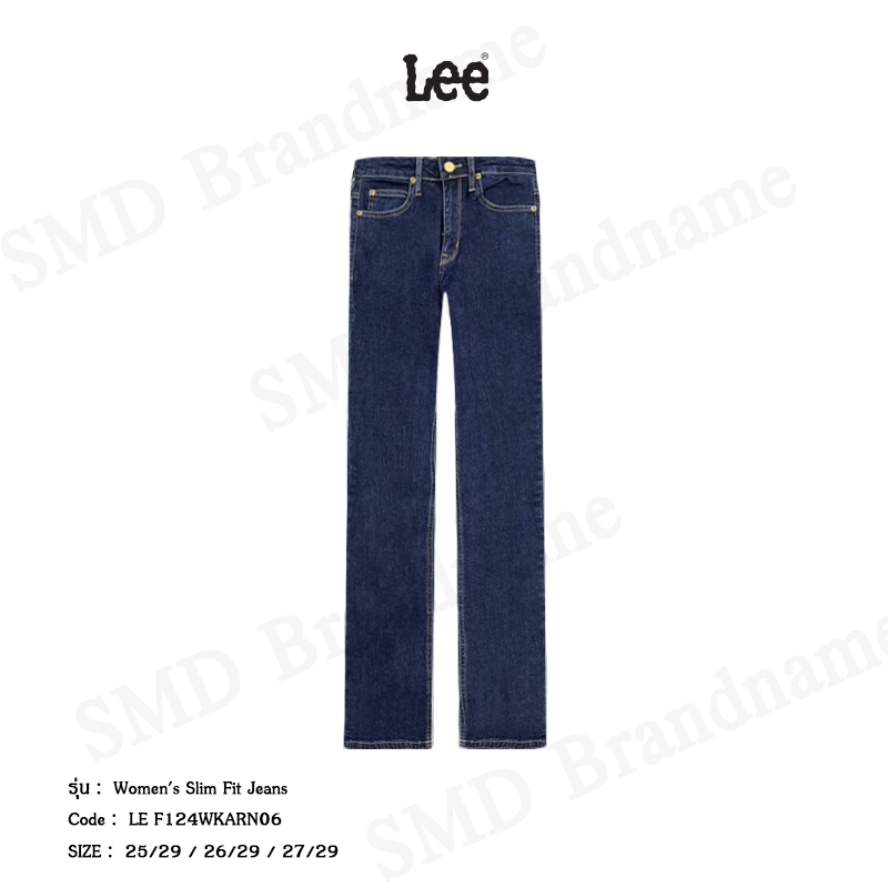 Lee กางเกงยีนส์ผู้หญิง รุ่น Women's Slim Fit Jeans Code: LE F124WKARN06
