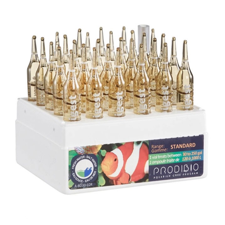 Prodibio Bio Digest แบคทีเรียสำหรับตู้ปลาลดของเสีย จำนวน 1 กล่อง (30 หลอด)