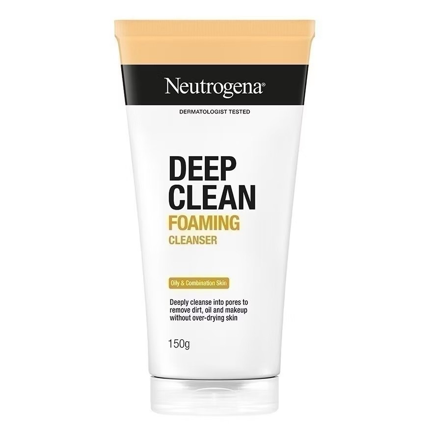 Neutrogena นูโทรจีน่า ดีพ คลีน โฟมมิ่ง คลีนเซอร์ 150 มล.