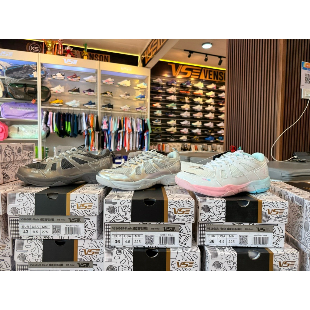 รองเท้าแบดมินตัน VS 166GR-Flash (หน้ากว้าง)