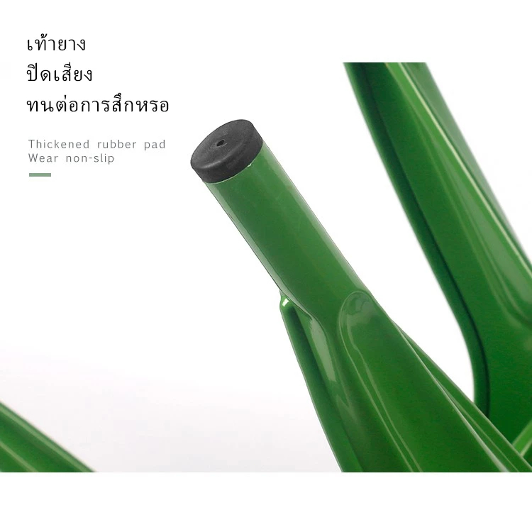 【YU-UP】 เก้าอี้เหล็ก มีพนักพิง TolixChair ซ้อนได้ 46x44x85cm เก้าอี้ร้าน - รูปที่ 5