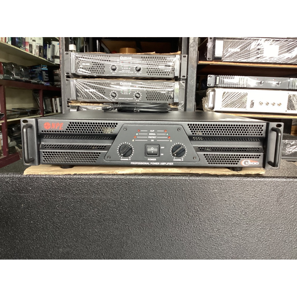 แอมปฺขยาย NPE C-1500 คลาสAB 340W x 340W 8โอม 580W x 580W 4โอม 820W x 820W 2โอม