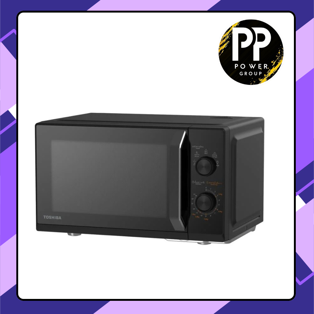 ไมโครเวฟ TOSHIBA รุ่น  MW3-MM20PC(BK) 20 ลิตร