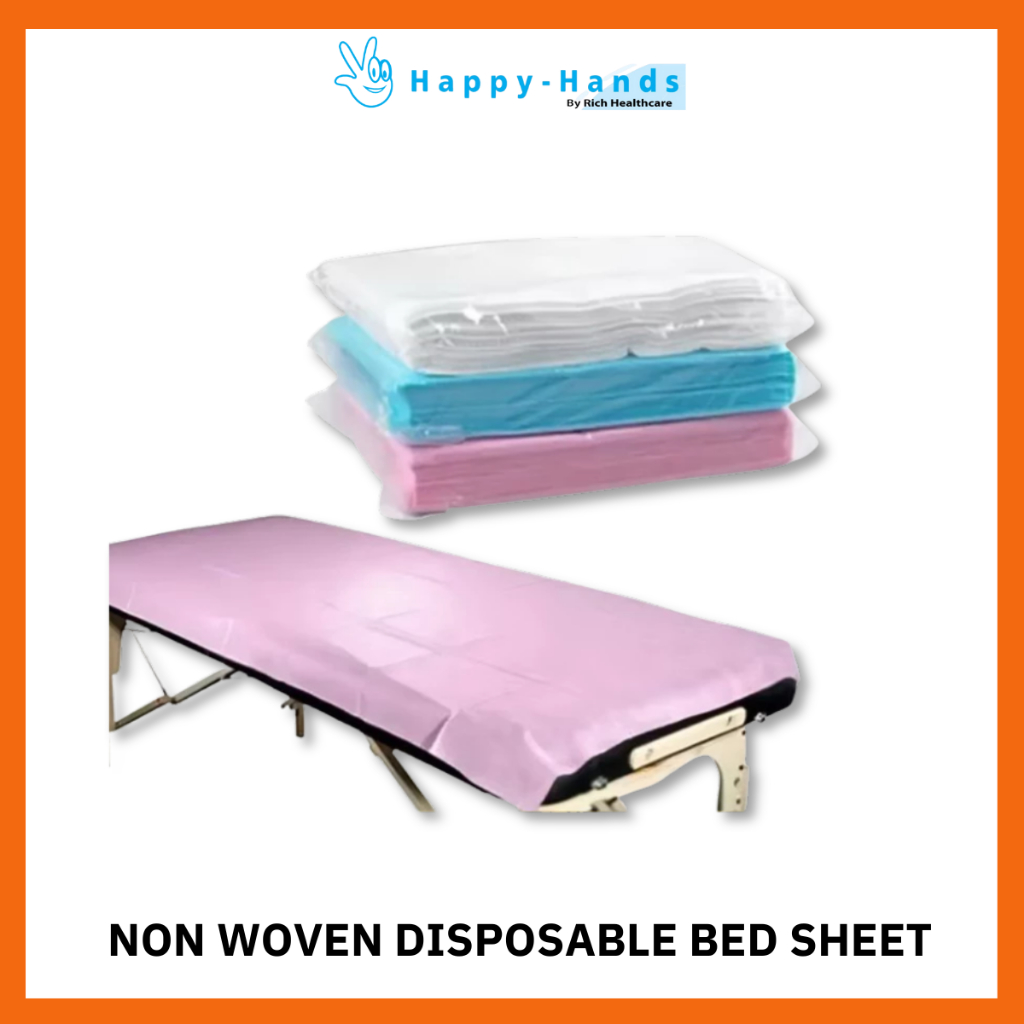ผ้า Non Woven / กระดาษรองปูเตียงกันเปื้อน กระดาษปูเตียงสปา / โรงพยาบาล แบบใช้แล้วทิ้งขนาด 180 x 80 ซม (1เเพ็คมี 10 ผืน)