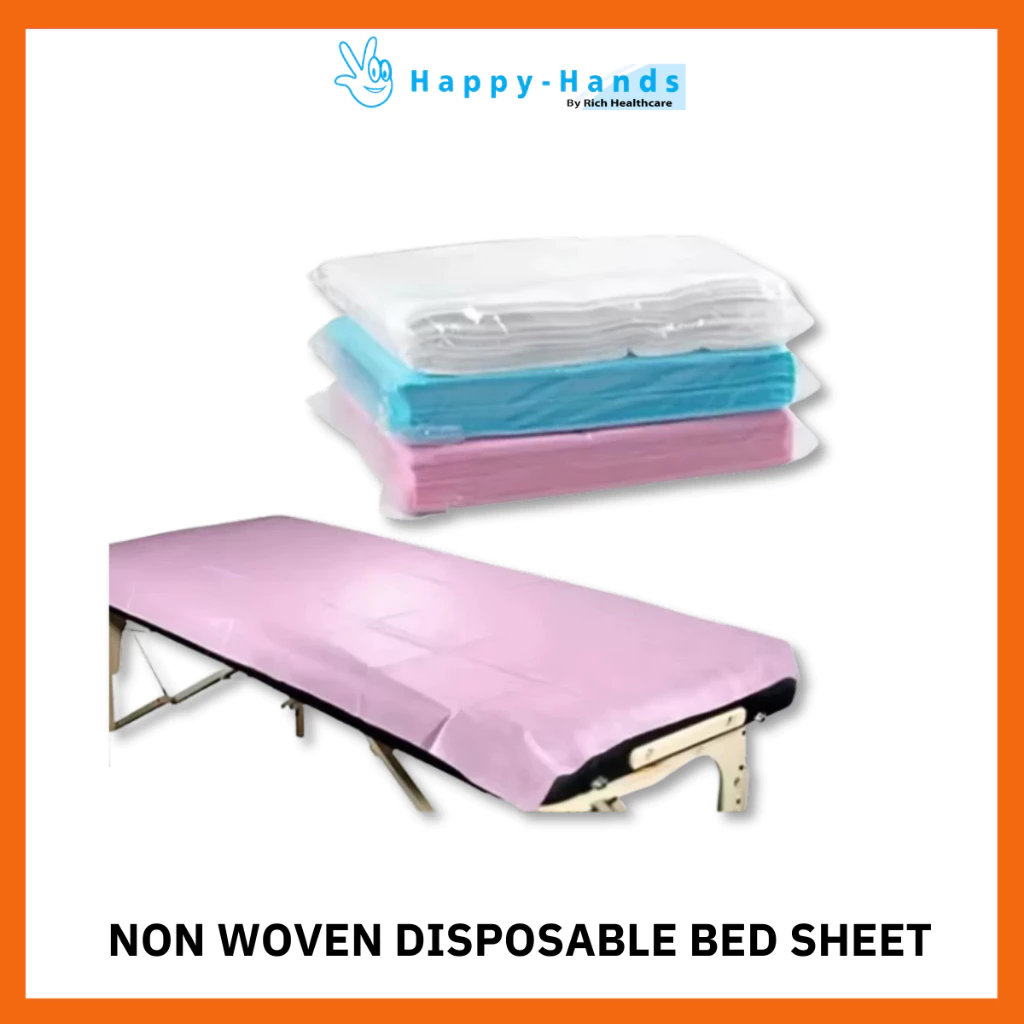 ผ้ากระดาษรองปูเตียง Non Woven สำหรับสปาและโรงพยาบาล 180x80 ซม 10 ผืน