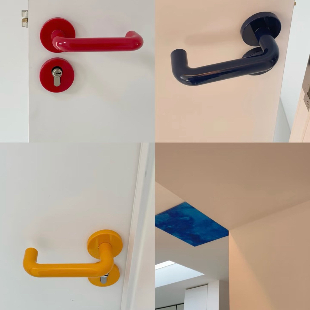 Mr.wall studio - “เบื่อประตูเดิม ๆ ที่ไม่มีชีวิตชีวา? ถึงเวลาเติม ‘สีสัน’ ให้บ้าน ด้วยลูกบิดประตูแบบด้ามจับสีสดใส! 🌈