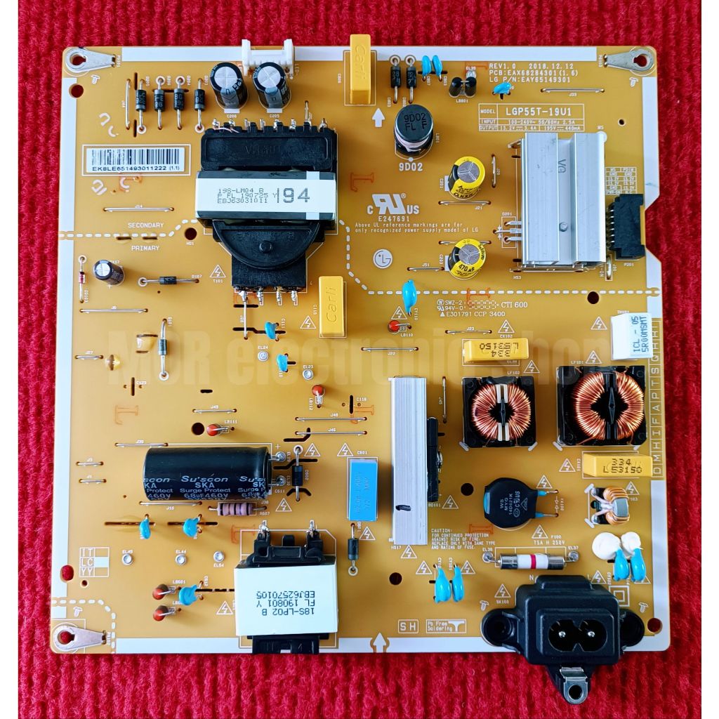 เพาเวอร์ซัพพลาย  LG 55UM7300PTA , 55UM7290PTD , 55UN7300PTC , 55UN7200PTF พาสบอร์ด EAX68284301