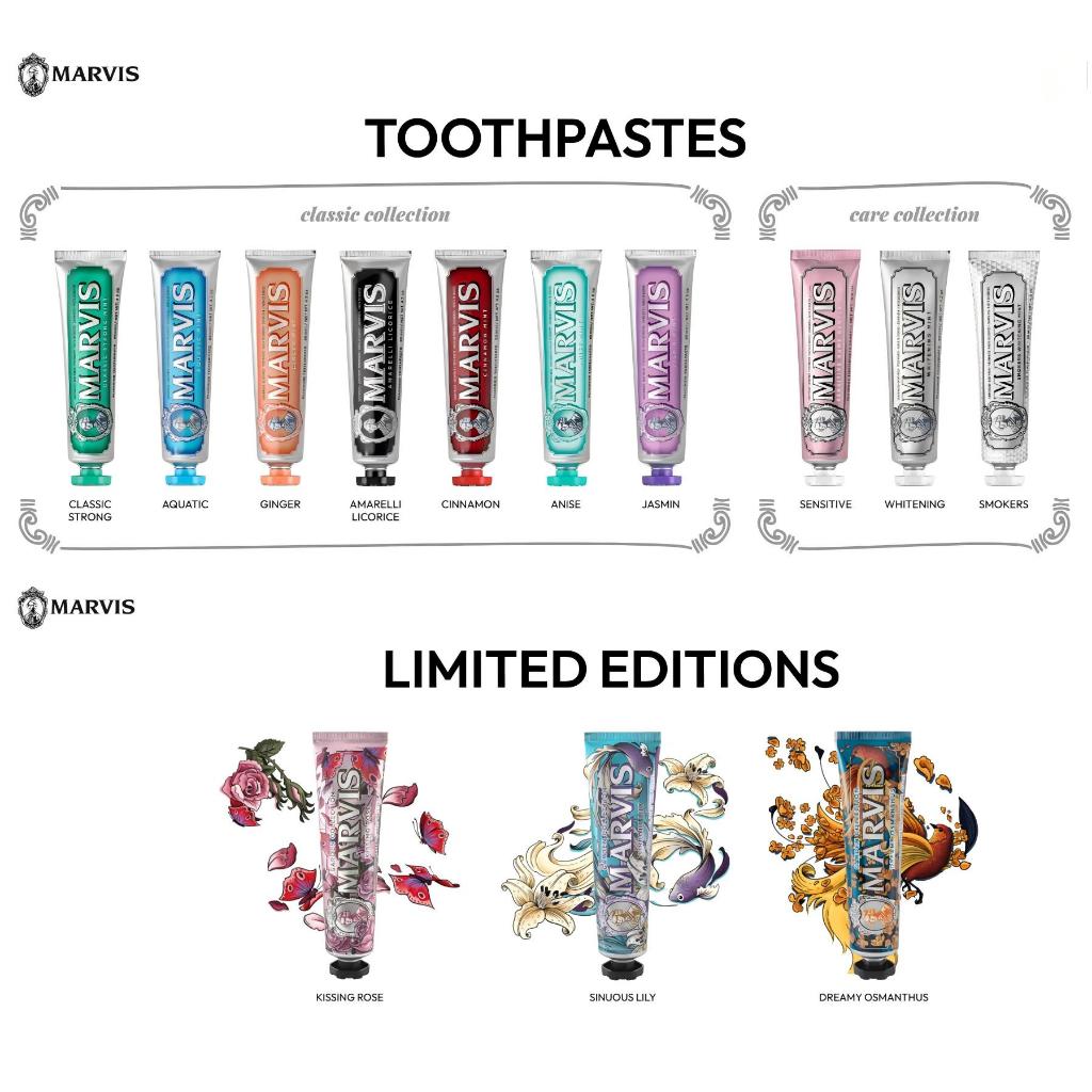 ITALY Marvis Whitening Anti-tartar Mint Toothpaste 85ml