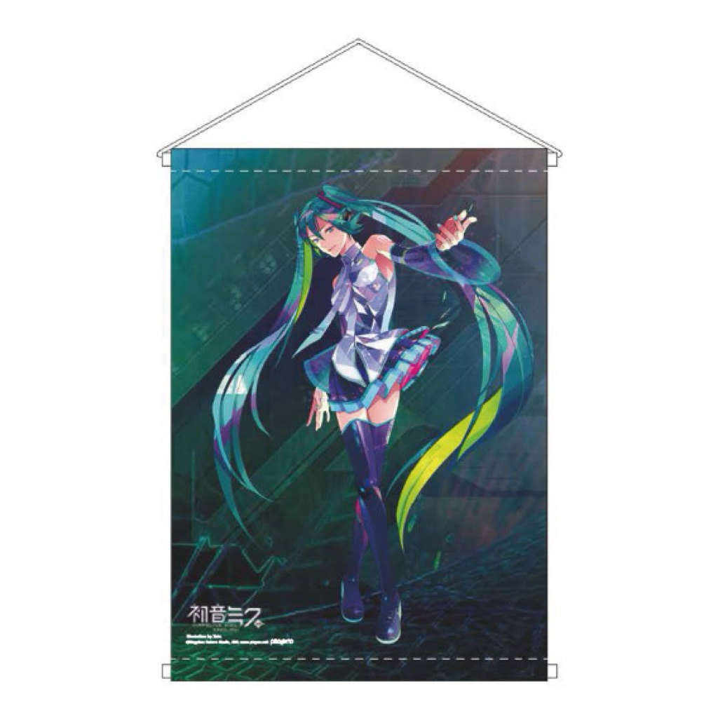 ผ้าแขวน ฮัตสึเนะ มิกุ[Hatsune Miku V3 English Haneda Airport Wing Shop B2 Tapestry - Hatsune Miku]
