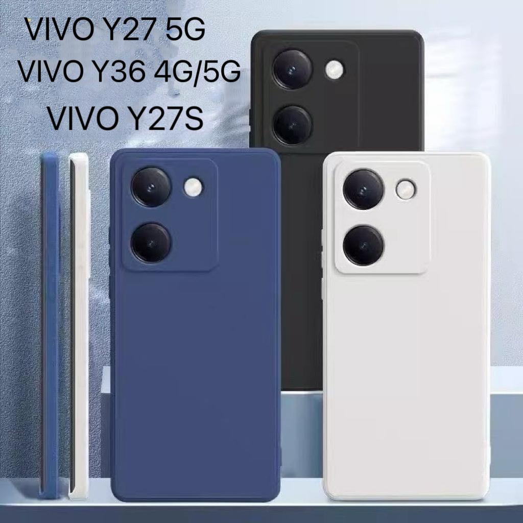 เคสกำมะหยี่ สำหรับ Vivo Y03T Y18 Y03 Y36 Y36 4G Y27 Y27S Y27 5G Y28 4G กำมะหยี่ สีพาสเทล กันกระแทก