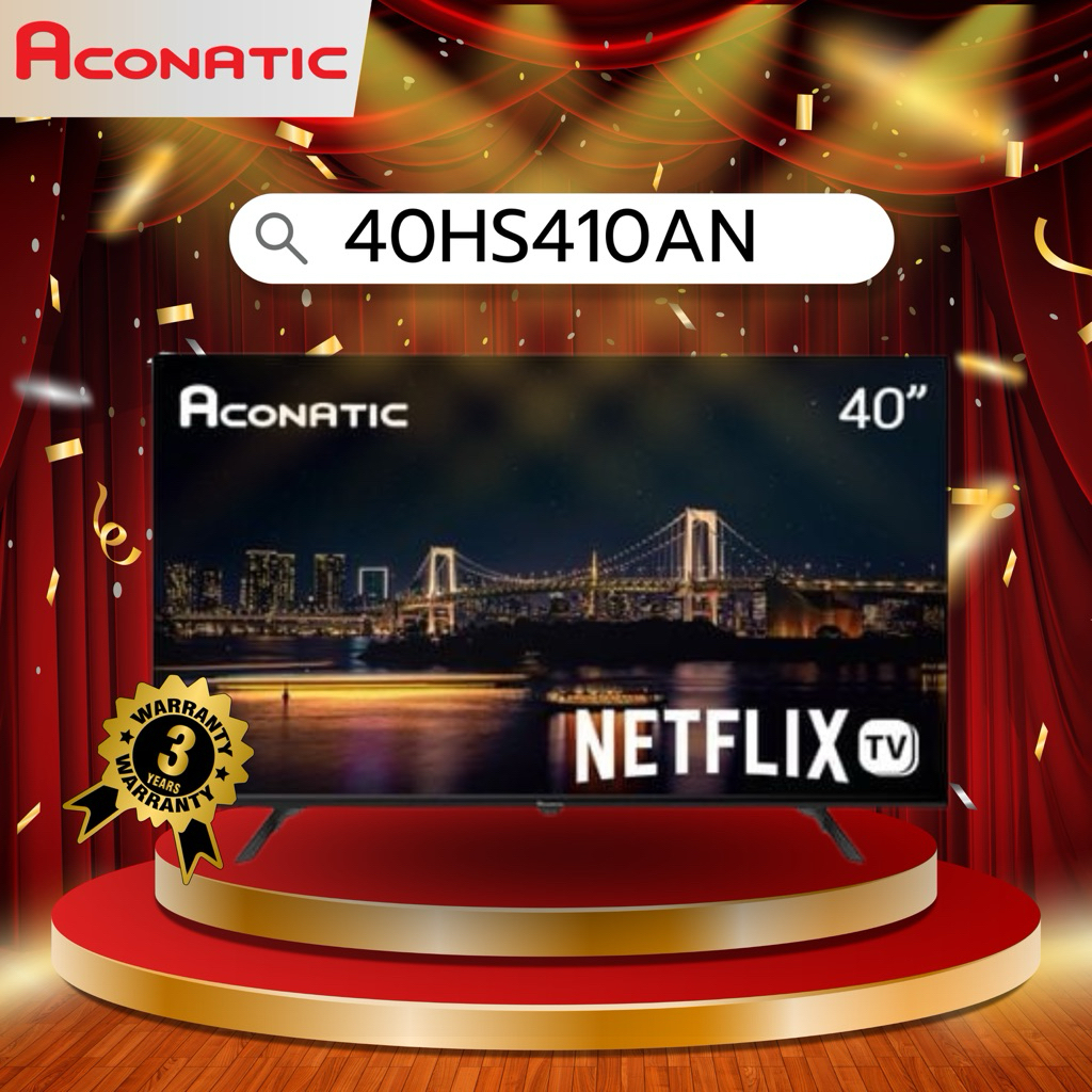 ทีวี Netflix Smart TV 40 นิ้ว FHD รุ่น 40HS410AN ปี 2023