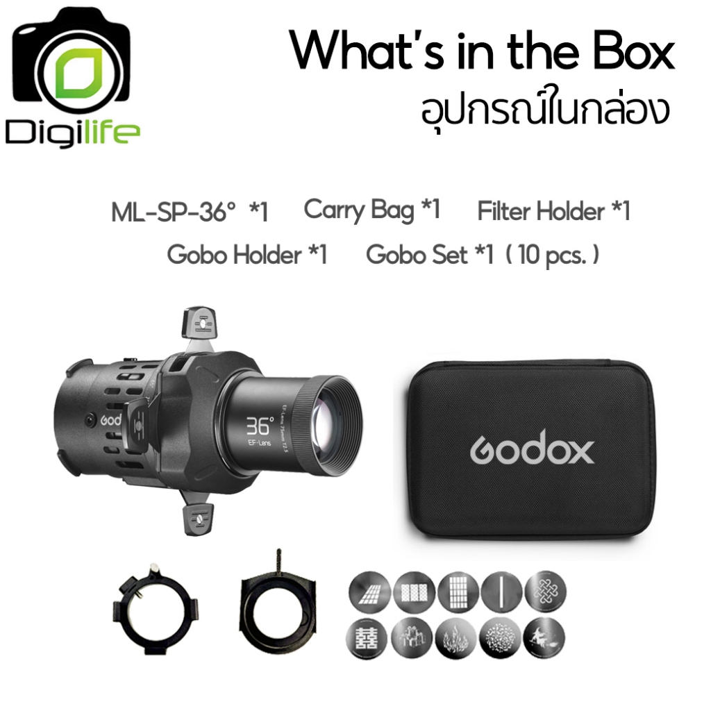 Godox ML-SP-36 ° Kit Godox Mount -LED Projection รูปที่ 8