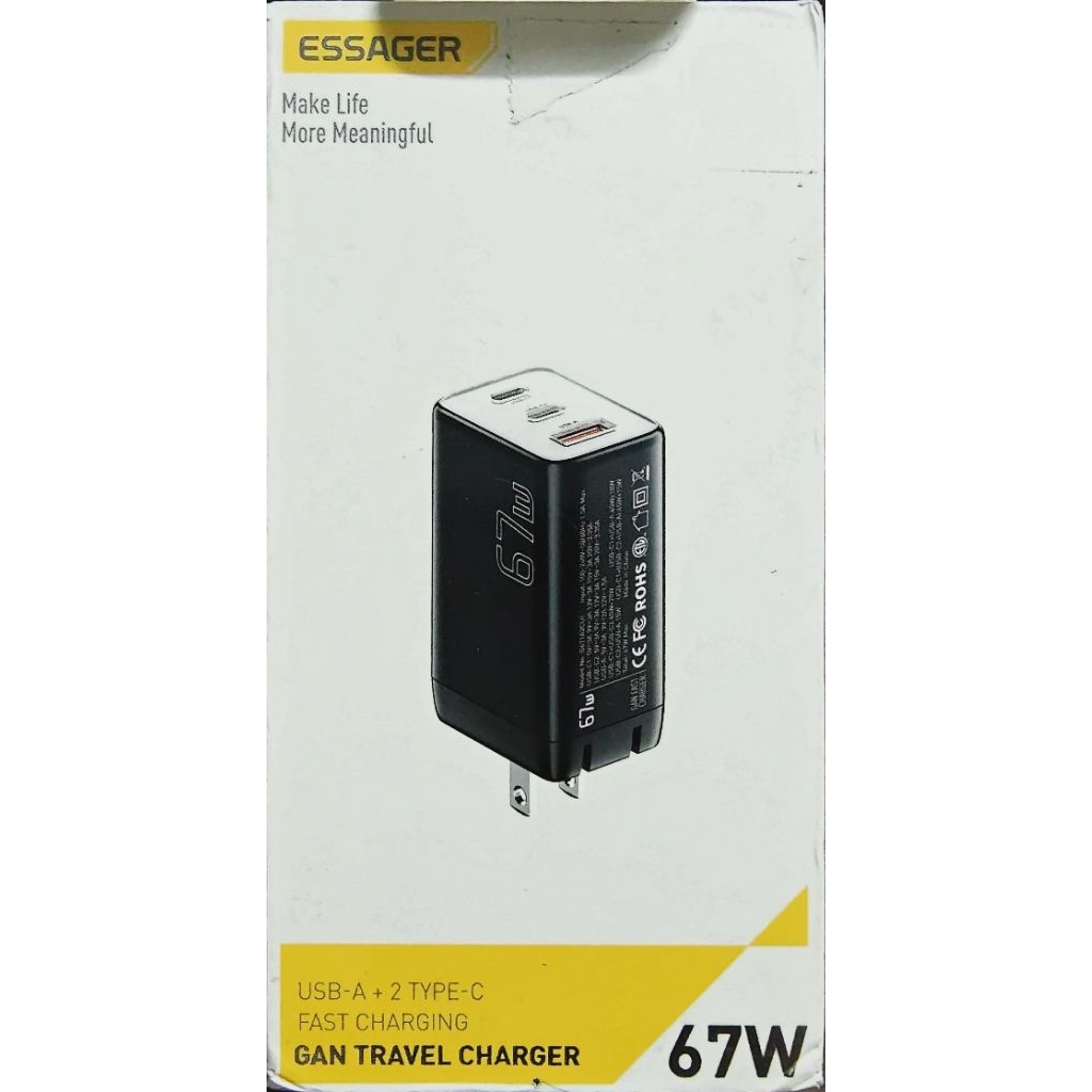 adapter essager 67w ไม่เคยใช้งาน