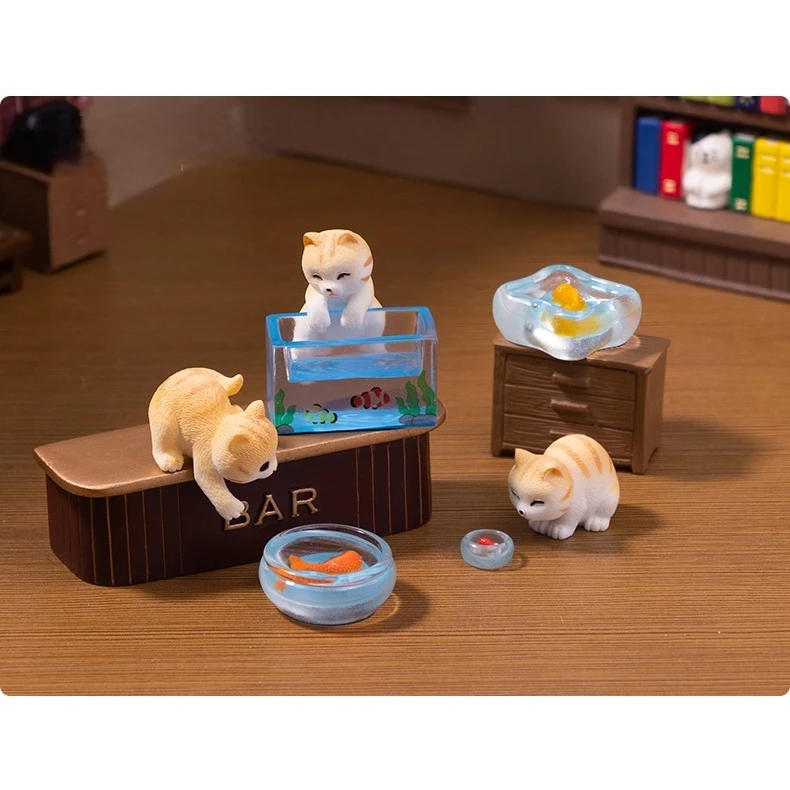 โมเดลแมวจิ๋วสุดคิ้วท์ (ราคา:ชิ้น) ของจิ๋วแต่งบ้าน แต่งสวน แต่งมุมโต๊ะ หรือ DIY มินิการ์เด้น