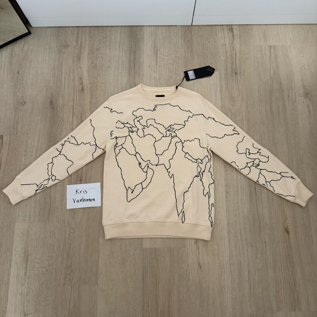 เสื้อสเวตเตอร์ Maharishi สีครีม ไซส์ S มือหนึ่ง ราคา ถูกที่สุด ดีลบีเคเค