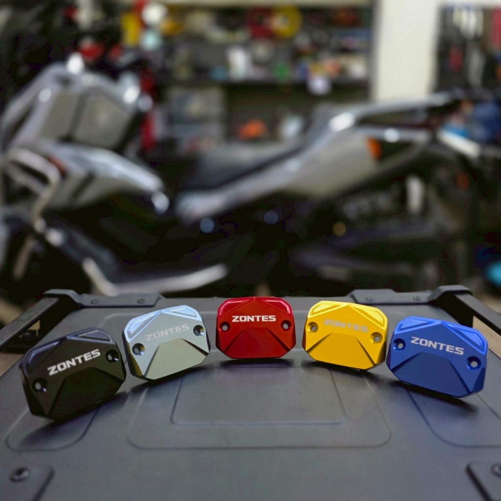 ฝาปิดกระปุกน้ำมันเบรค ZONTES 368G/K/D/E มี 5 สีดำ แดง ทอง น้ำเงิน ไทเทเนียม