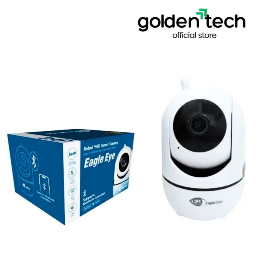 กล้องวงจรปิดทรงหุ่นยนต์ Wi-Fi 3MP EAGLE EYE รุ่น EG-AT253S สีขาว