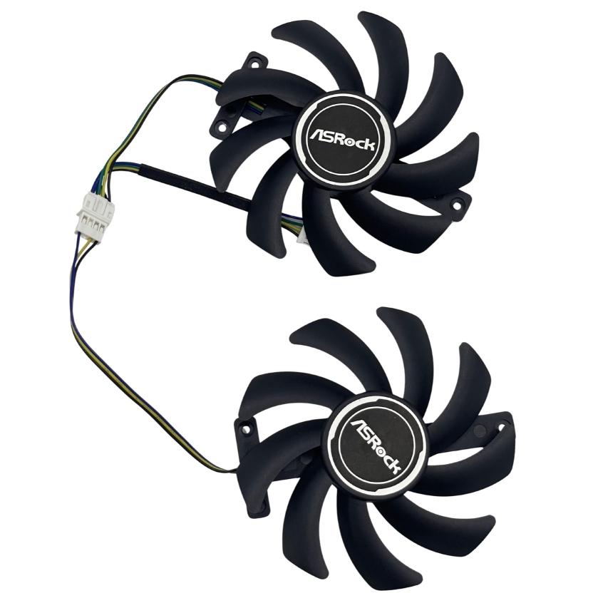 พัดลมการ์ดจอ Asrock RX5500 RX5500XT RX5600 RX5600XT Model PVA080E12R สินค้าใหม่ ส่งจากไทย ประกัน 90 