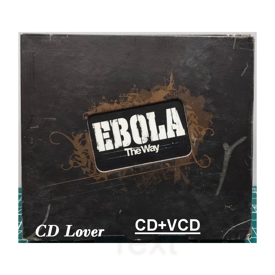 CD +VCD Ebola the way fan exclusive edition ปกแผ่นสวยสภาพดีมาก แผ่นสวยทั้งคู่ ปกนี้หายาก