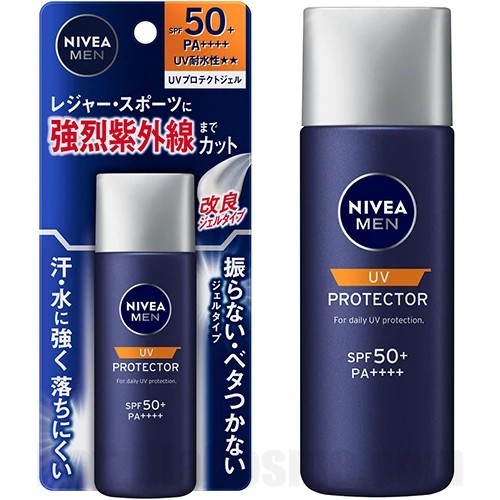 NIVEA MEN UV Protect Gel SPF50+ PA++++ 40ml. นีเวีย เมน ยูวี โพรเทคเตอร์ ครีมกันแดดสำหรับผู้ชาย
