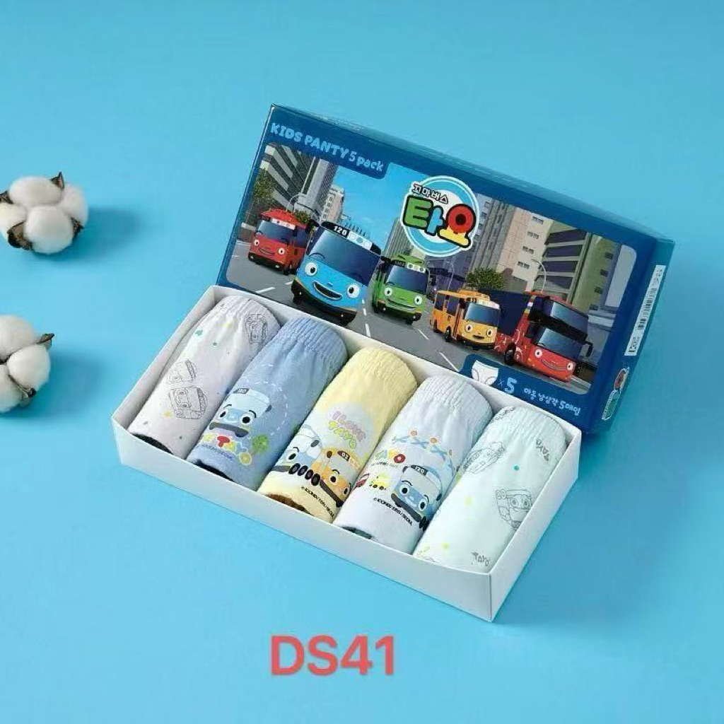 L2🩲กางเกงในเด็กชาย ผ้าฝ้าย Set 5 ตัว ผ้านุ่ม ใส่สบาย - รูปที่ 5