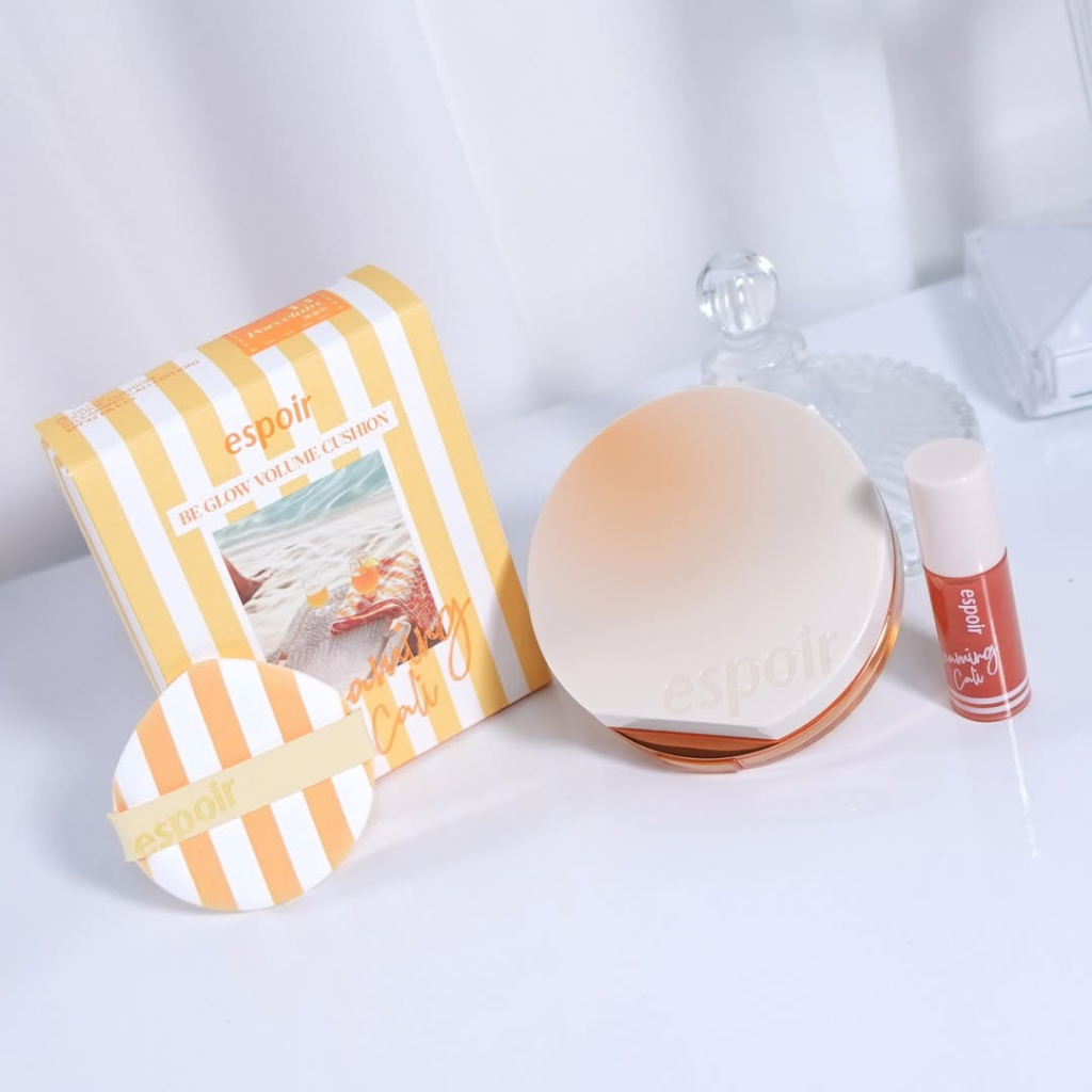 #พร้อมส่ง# espoir Be Glow Volume Cushion Gleaming Cali Edition