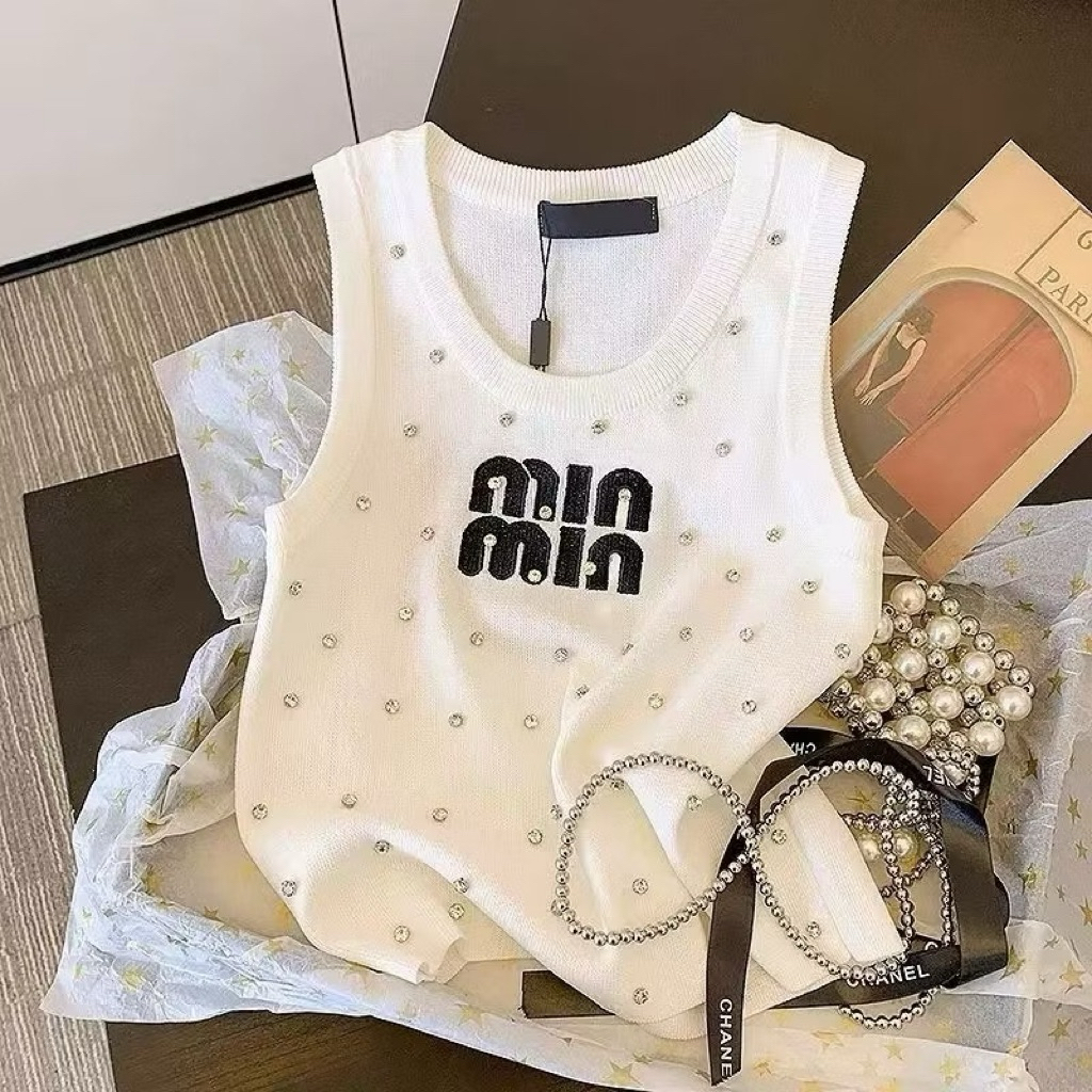 เสื้อกล้าม minmin แต่งเพชร