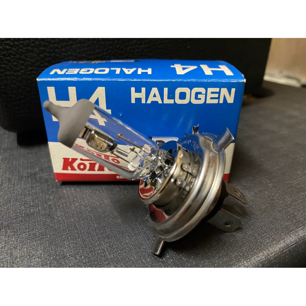 KOITO หลอดไฟรถยนต์ ขั้ว H4 หลอดฮาโลเจน 60/55W [1 หลอด]