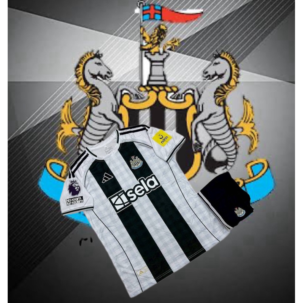 ชุดทีม สโมสรนิวคาสเซิล ยูไนเต็ด Newcastle United ปี2025 ชุดฟุตบอลผู้ชาย ได้ทั้งชุด เสื้อ + กางเกง รุ่นใหม่ล่าสุดราคาถูก