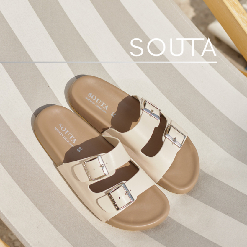 Souta.Shoes - The Pearlii Sandals // รองเท้าแตะ แบบสวม  >> ไซส์ 35-45 *บวก1ไซส์*