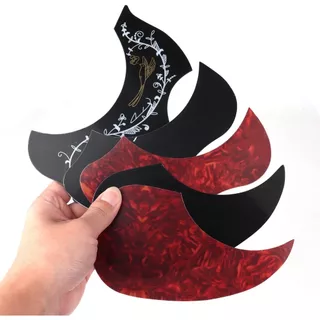 ปิ๊กการ์ดกีตาร์โปร่ง (guitar pick guard) กันรอยขีดข่วน มีกาวสองหน้าในตัว ติดตั้งง่าย สำหรับกีตาร์ 38/41 นิ้ว