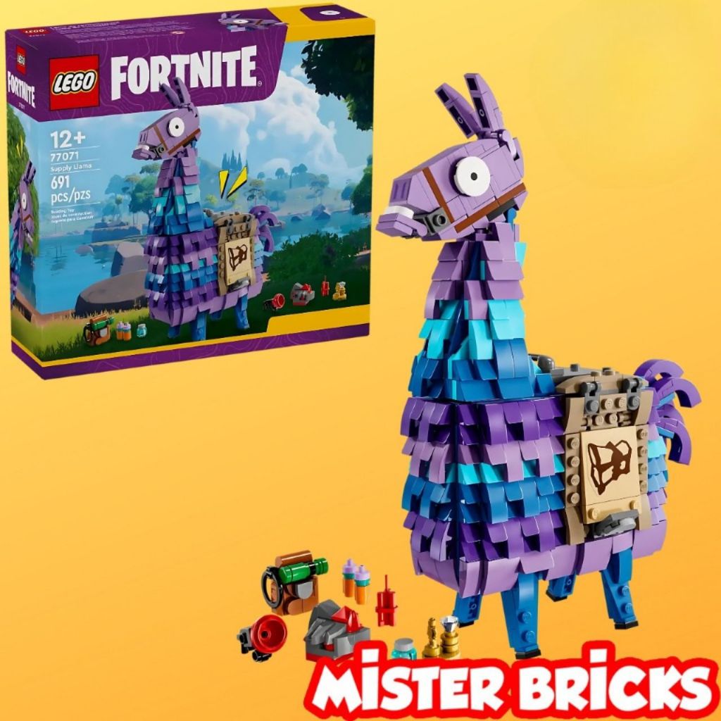 LEGO® Fortnite Supply Lama (77071) ของเล่นวิดีโอเกมสุดเท่ สร้างสรรค์ด้วยตัวต่อ LEGO