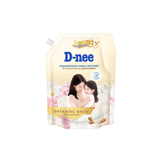 [แพ็ค 2] D-nee ดีนี่ ผลิตภัณฑ์ปรับผ้านุ่ม สูตรเข้มข้นพิเศษ ดีนี่ ชาร์มมิ่งแคร์ ดรีมมิ่ง ไวท์ 1,000 มล.