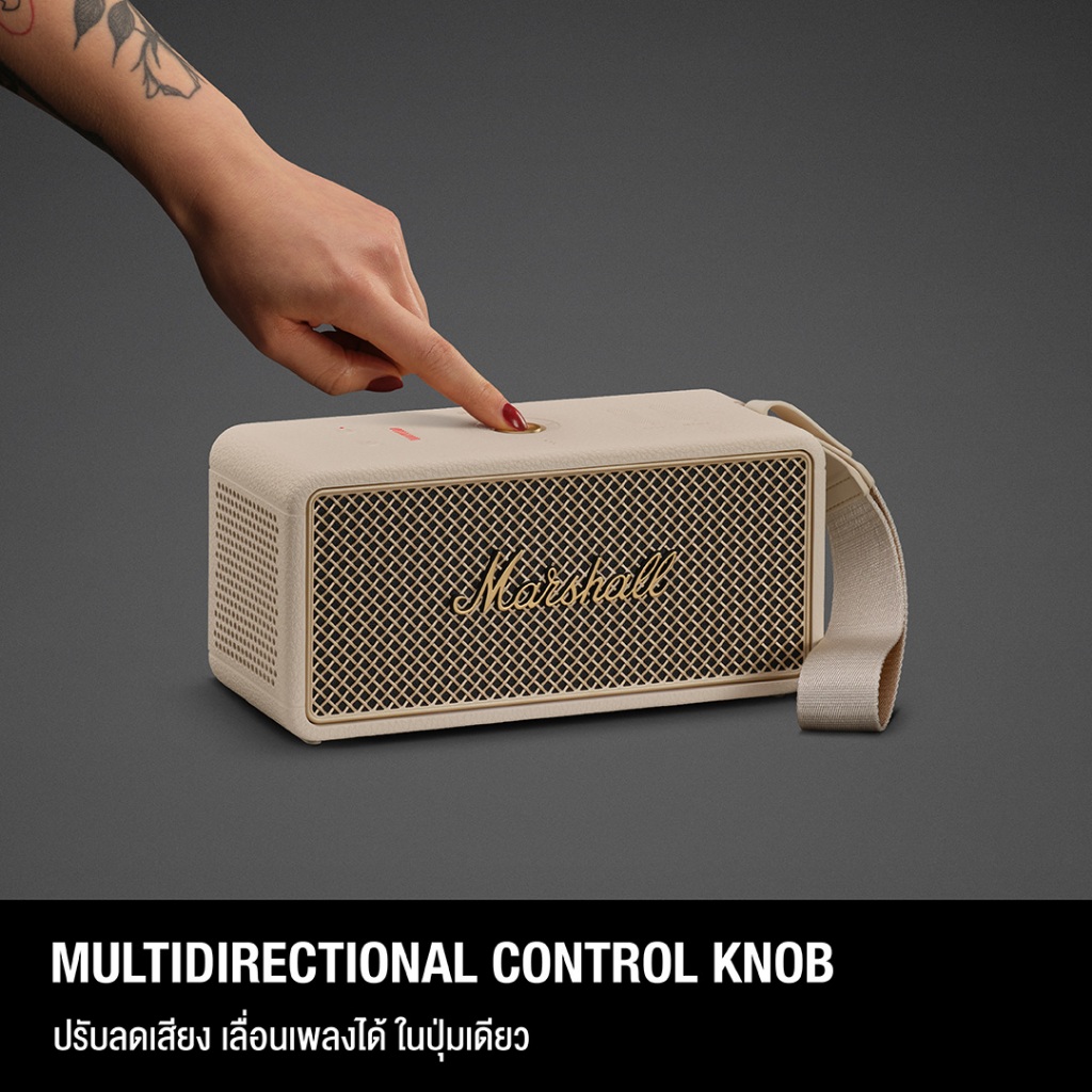 [NEW ARRIVAL] MARSHALL Middleton II Cream - รับประกัน 1 ปี + ส่งฟรี - ลำโพง ลำโพงบลูทูธ ลำโพงพกพา - รูปที่ 5