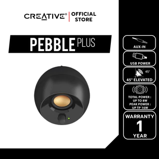 CREATIVE SPEAKER Pebble Plus Speaker 2.1 มาพร้อมกับซัพวูฟเฟอร์ ใช้พลังงานผ่านช่อง USB ลำโพง 2.1