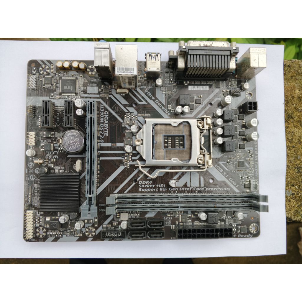 MAINBOARD (เมนบอร์ด) 1151 GIGABYTE H310M DS2 มือสอง