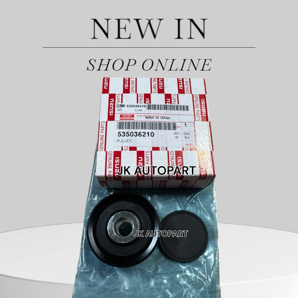 มู่เล่ไดชาร์จ มูเล่ไดชาจ ISUZU D-MAX 1.9 RZ4E-TC ปี2018 7PK F-677788 535036210 เกรด OEM แท้ สั่งเบิก