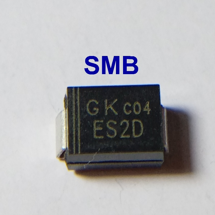{ 20ตัว } SMB ES2D ES2J ไดโอดฟาสต์ 2A (ตัวใหญ่) ยี่ห้อ Goodwork