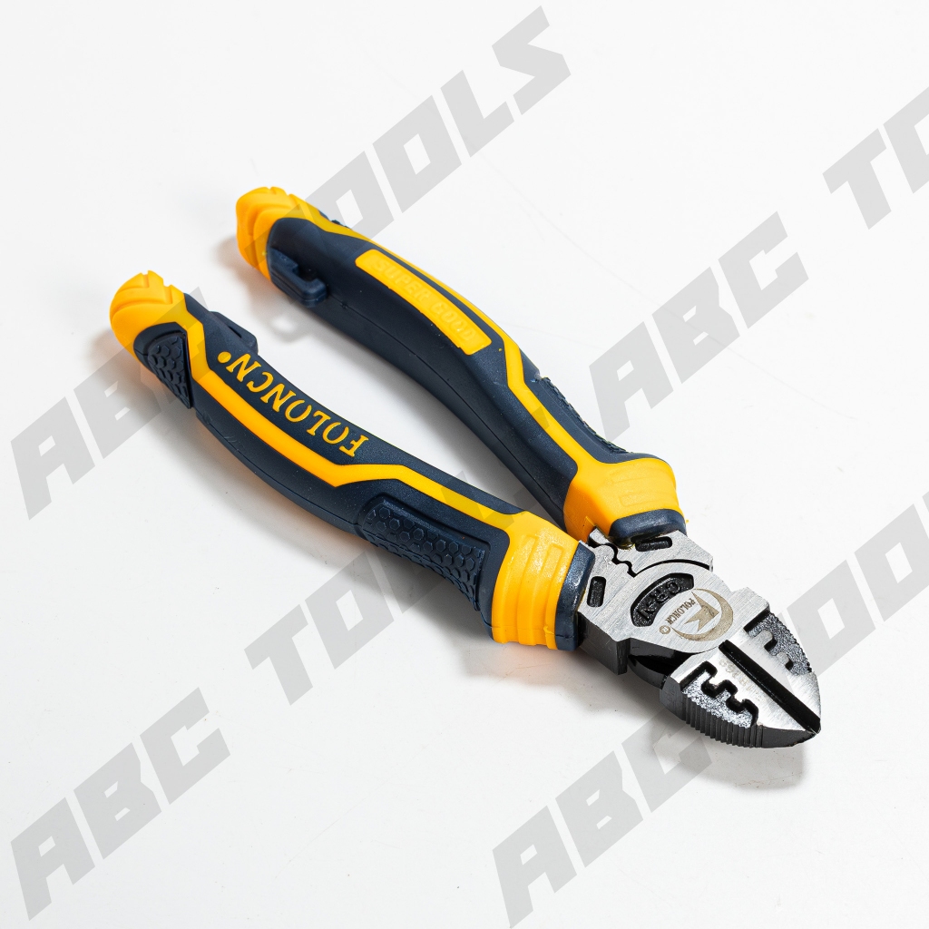 คีมช่าง คีมปากจิ้งจก คีมปากแหลม ปากตัด 6 นิ้ว และ 8 นิ้ว เกรดพรีเมี่ยม FOLONCN คีม คีมปากรวม คีมปากจระเข้ ครีมตัดลวด คร - รูปที่ 5