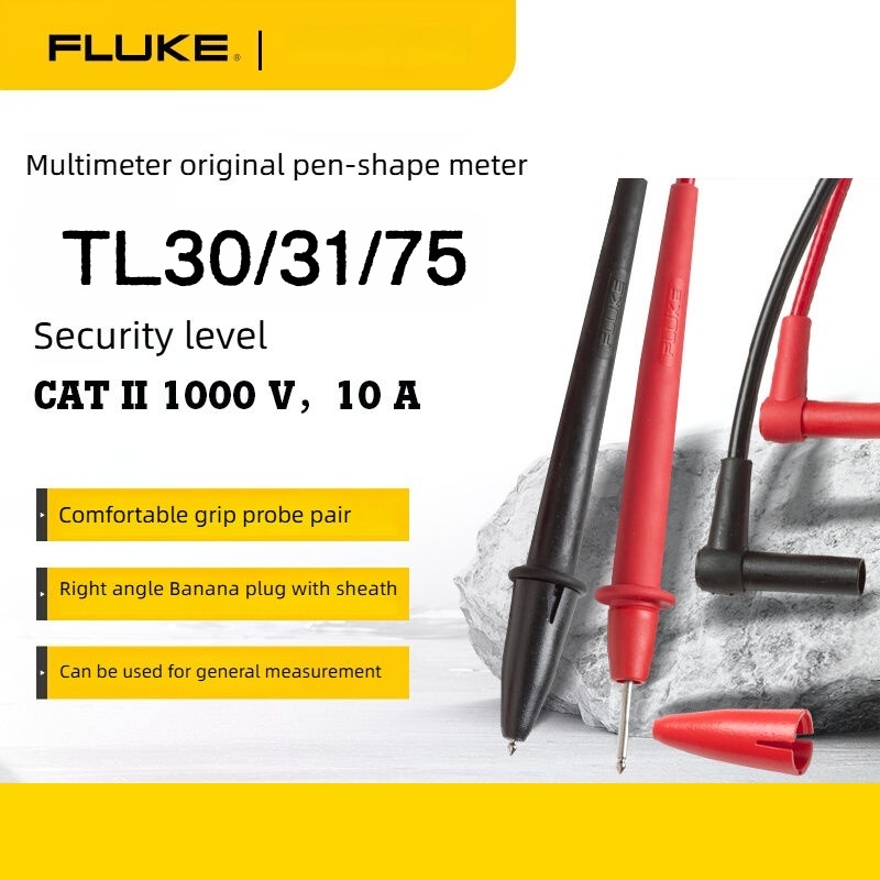 แคลมป์มัลติมิเตอร์ หัววัด สายซิลิโคนTL75 TL30TL31 Multimeter Clamp Probe, Silicone Cable TL31 Specia